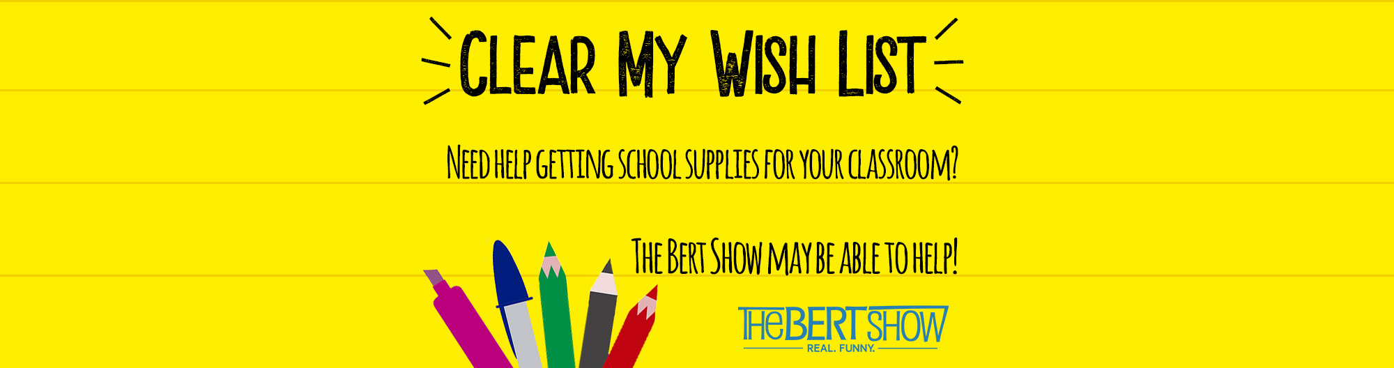 Teachers We Want To Help Clear Your Classroom Wish List! + Check Out